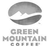 gray green mountain coffee logo