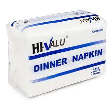 hi-valu branded dinner napkin package